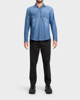 Black Cotton Chino
