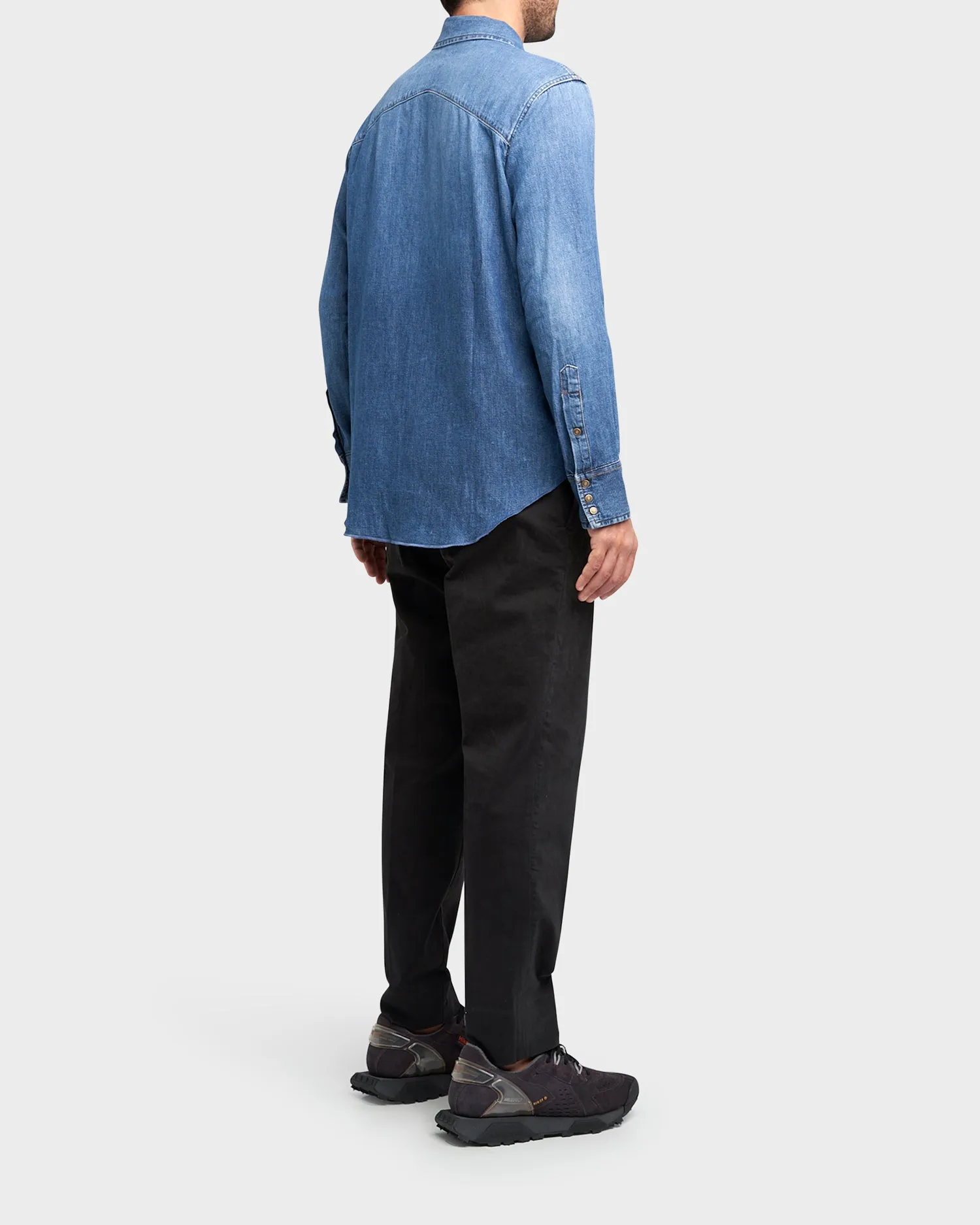 Black Cotton Chino