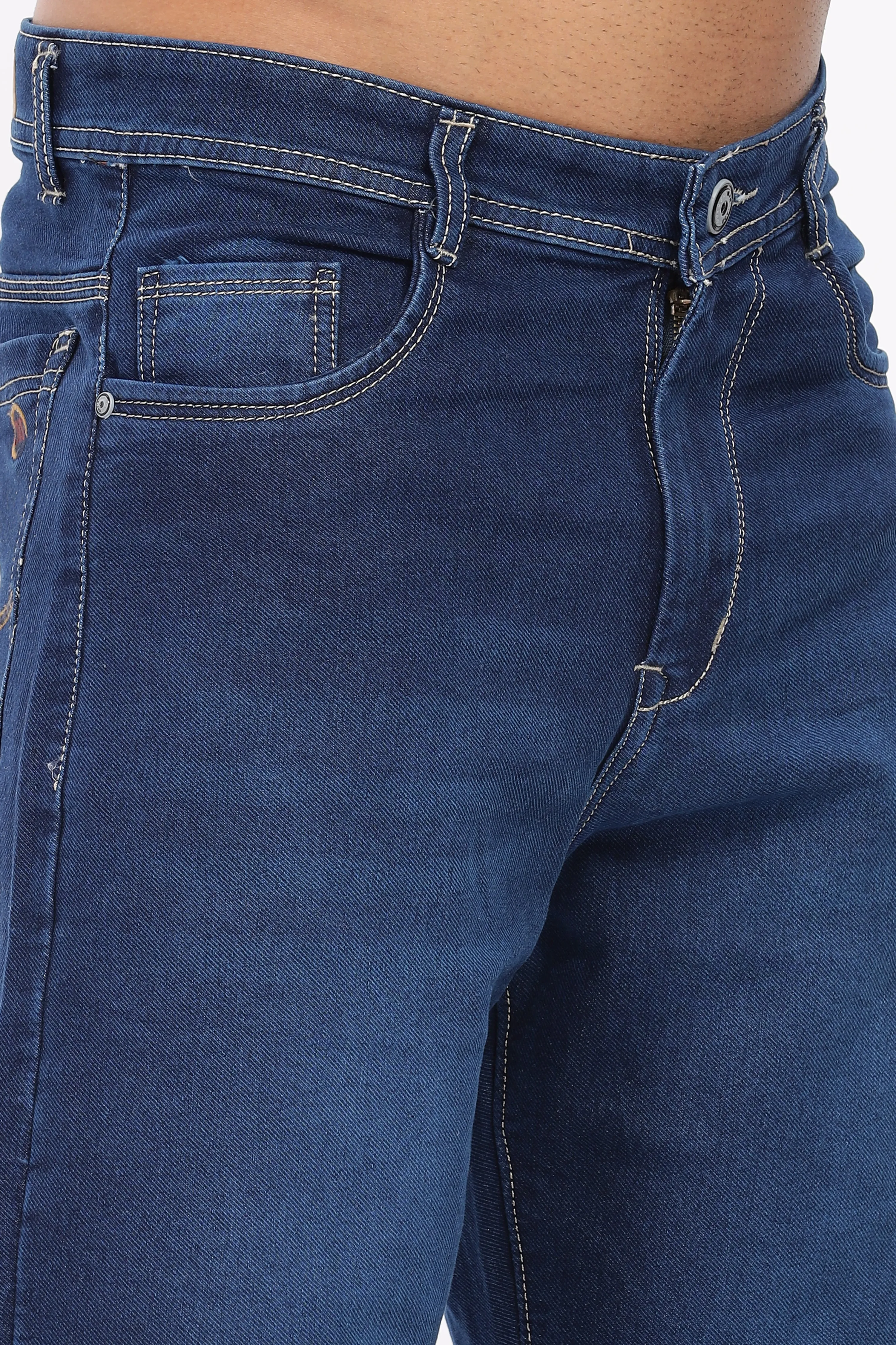 BLUE LOOSE FIT JEANS