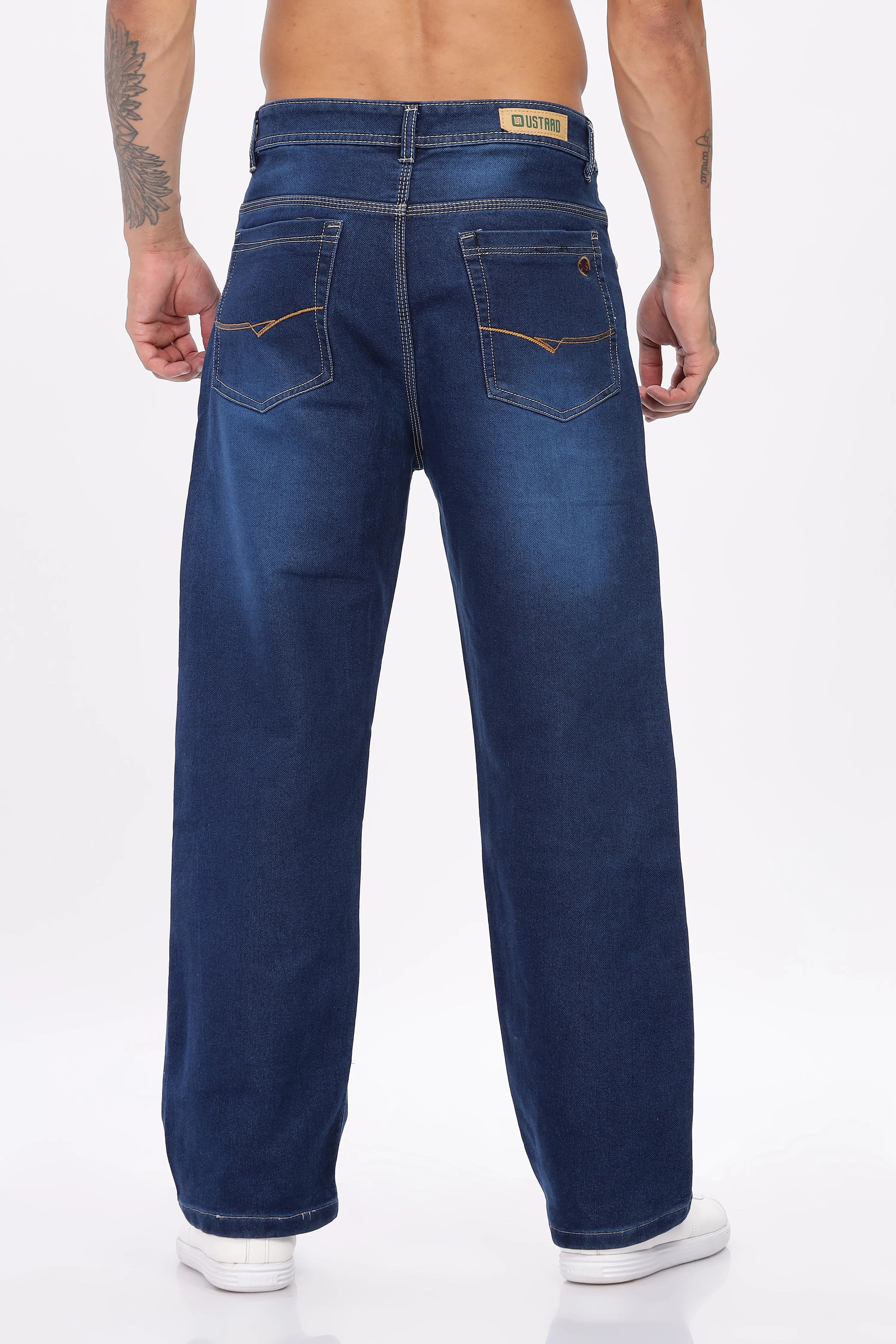 BLUE LOOSE FIT JEANS