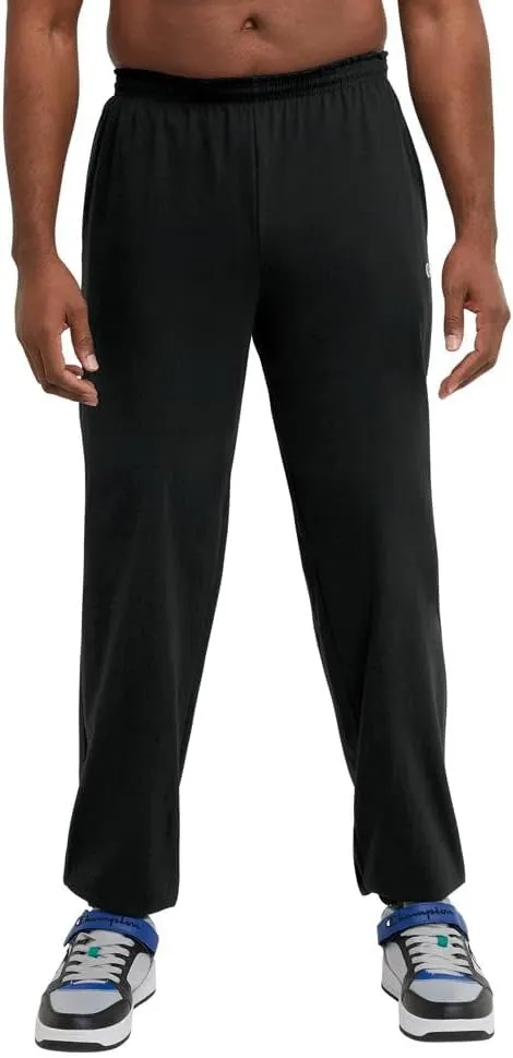 Champion Men's Pants, Lightweight Lounge, Jersey Knit Casual Pants for Men (Reg. or Big & Tall)
