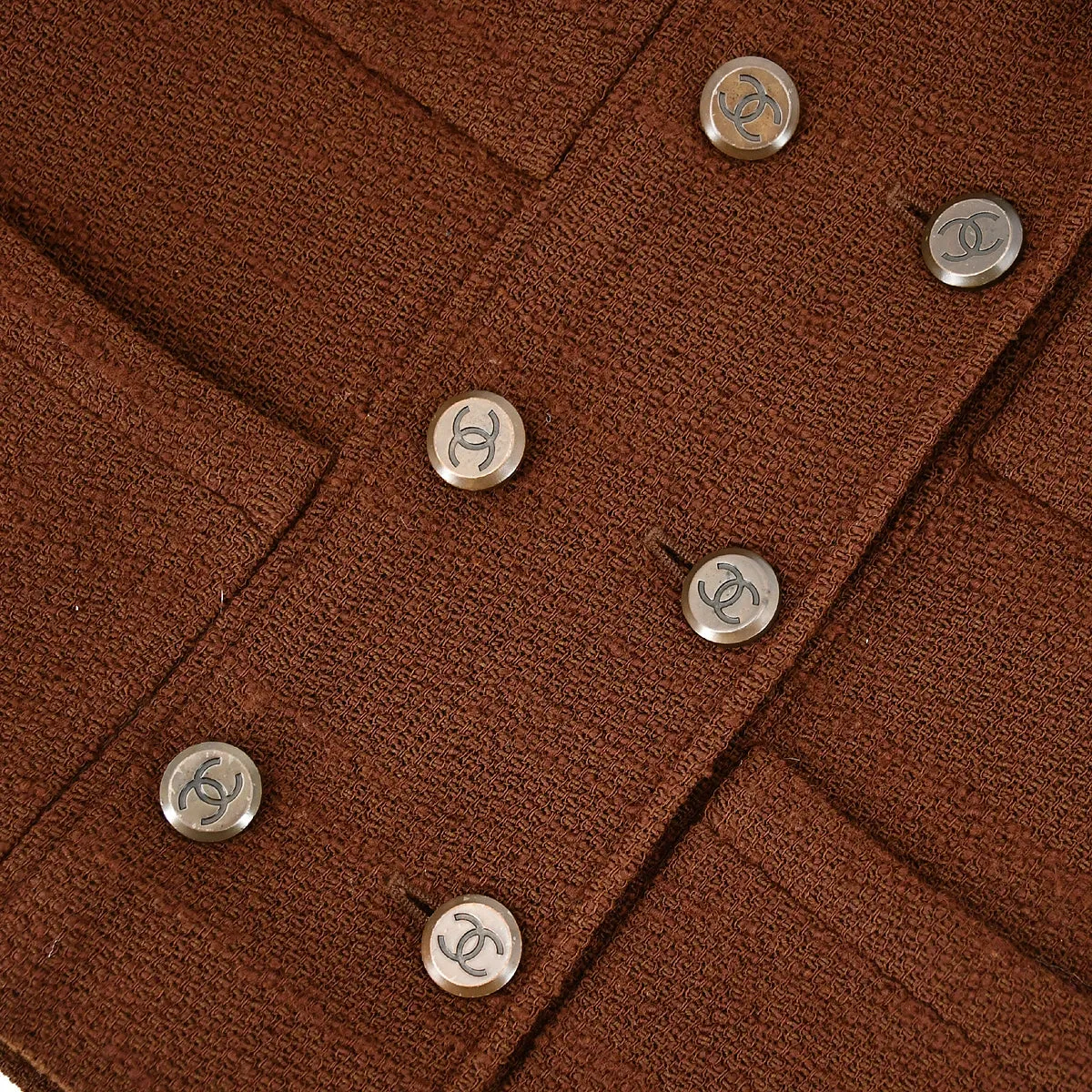 Chanel 1998 fall double-breasted skirt suit #38