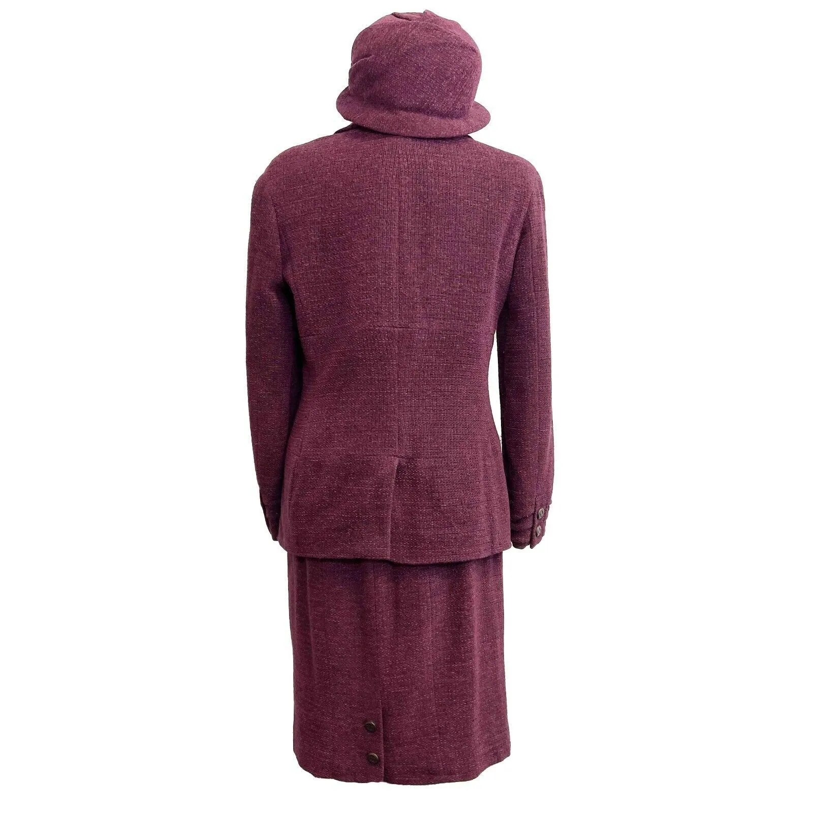 Chanel- 98A 3 Piece Set - Boucle Hat /