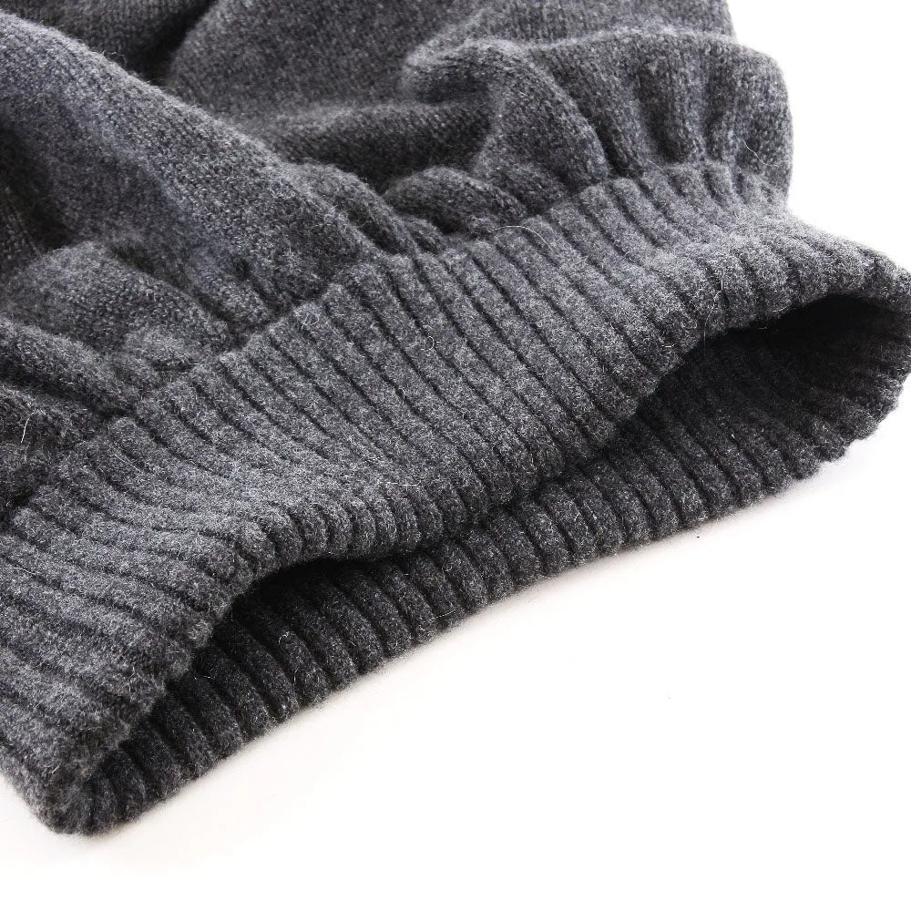 Chanel Cashmere Skirt Gray