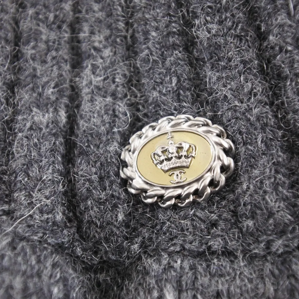 Chanel Cashmere Skirt Gray