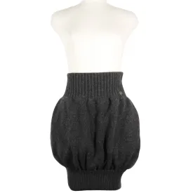 Chanel Cashmere Skirt Gray