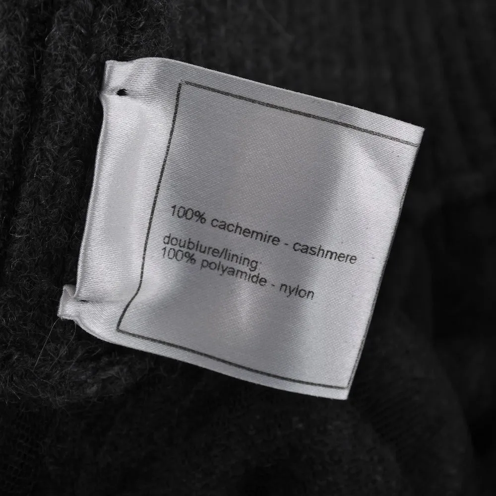 Chanel Cashmere Skirt Gray