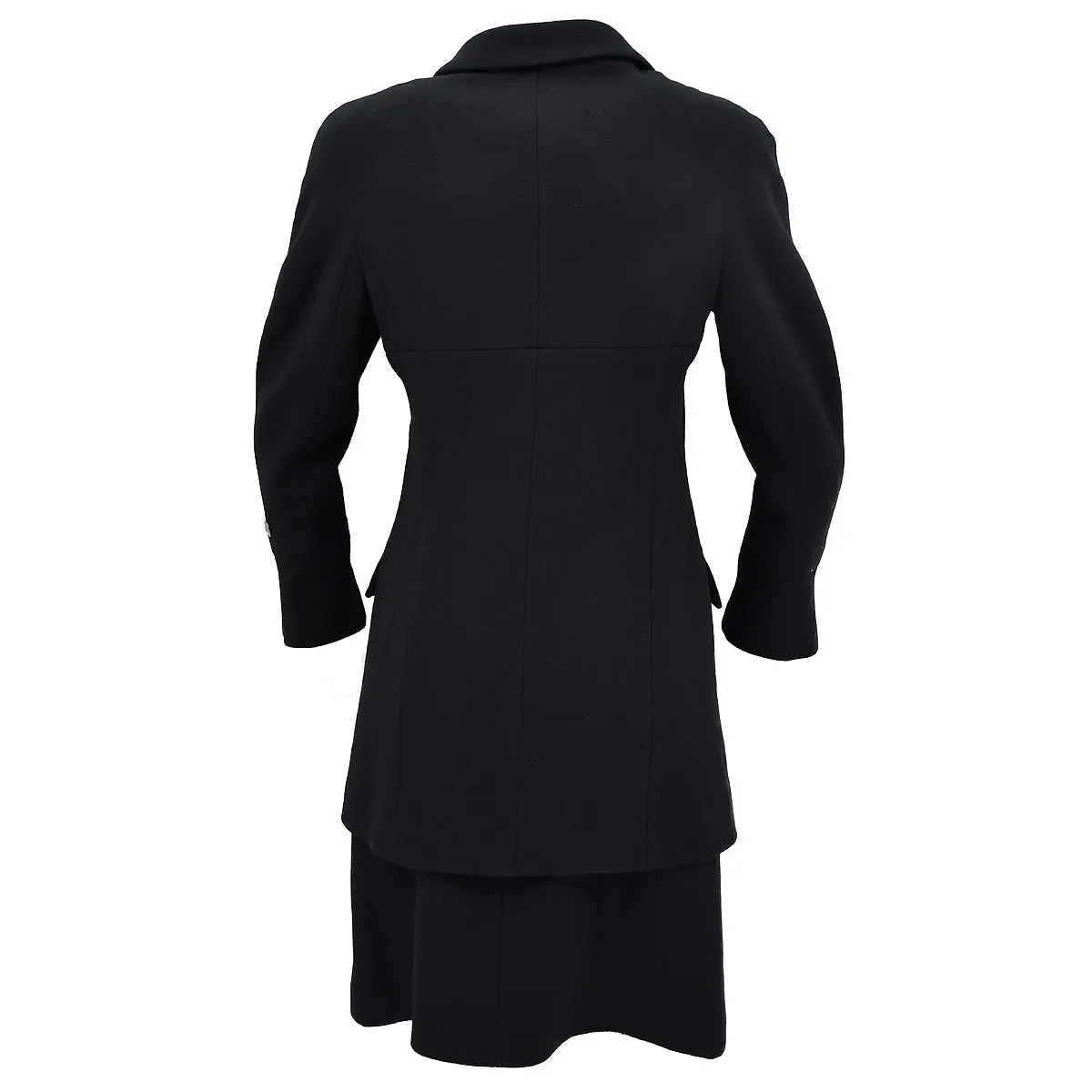 Chanel Fall 1997 single-breasted wool skirt suit  #40