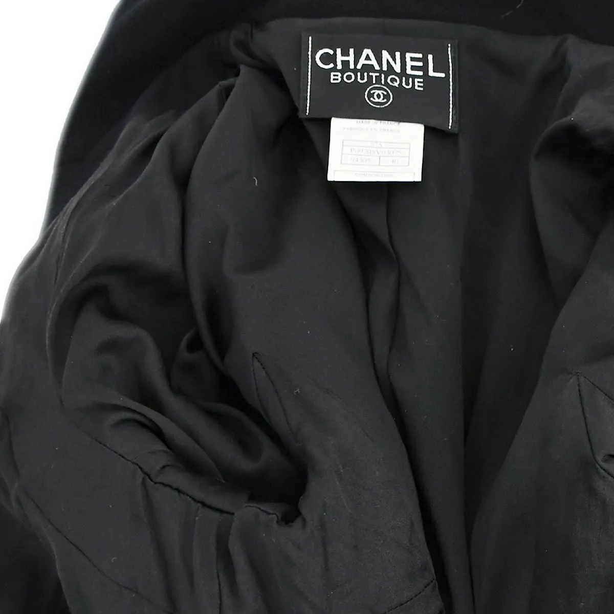 Chanel Fall 1997 single-breasted wool skirt suit  #40