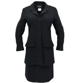 Chanel Fall 1997 single-breasted wool skirt suit  #40