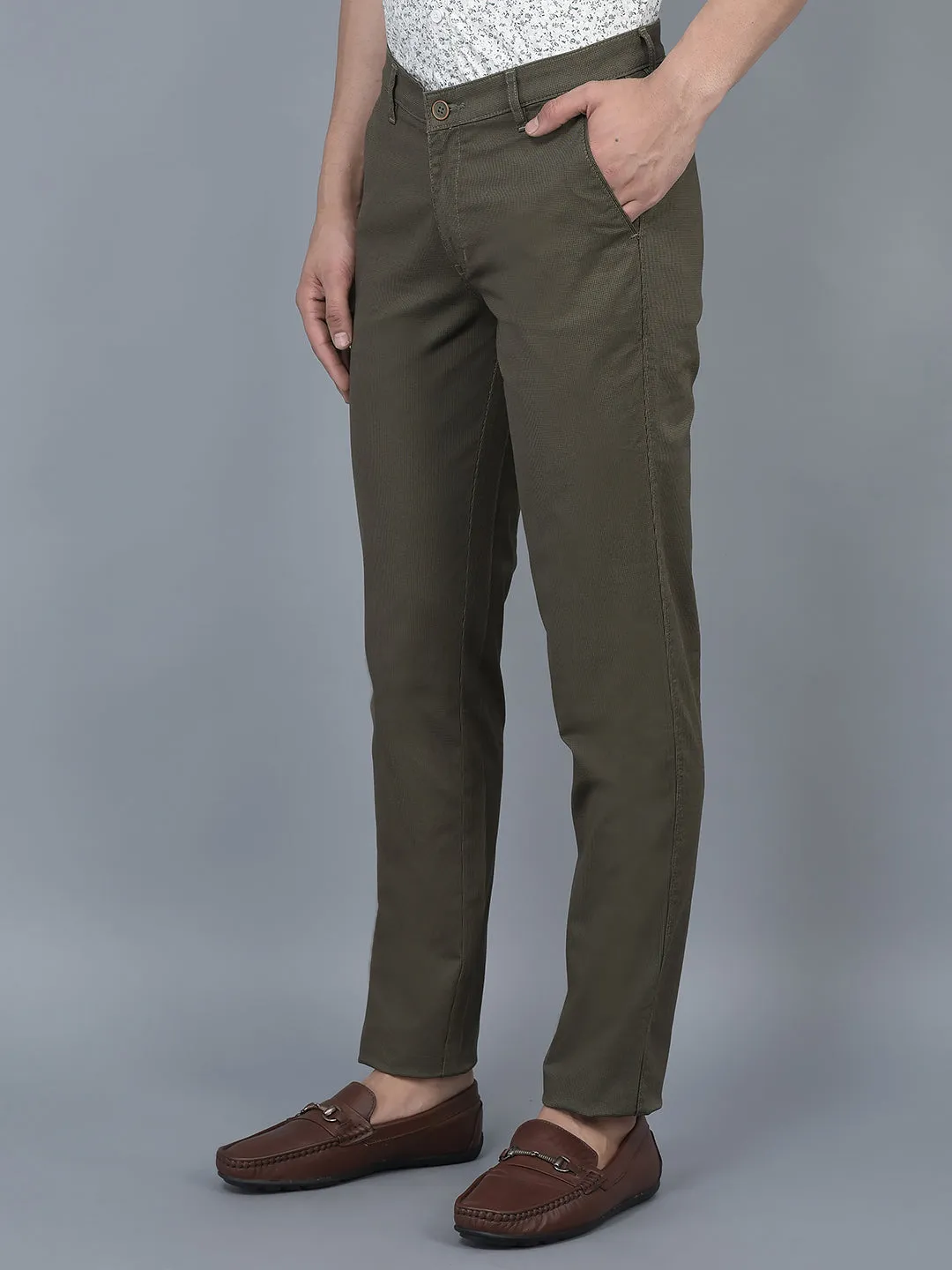Cobb Olive Slim Fit Chinos