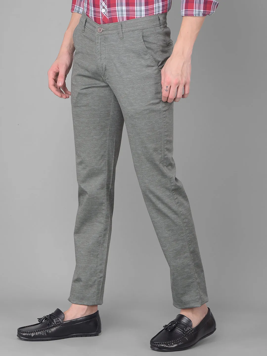 COBB OLIVE SLIM FIT PREMIUM CHINOS