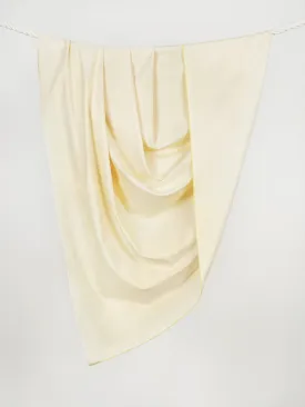 Cotton Oxford Shirting - Butter Yellow - Swatch