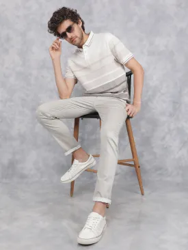 Cream Chinos Trousers