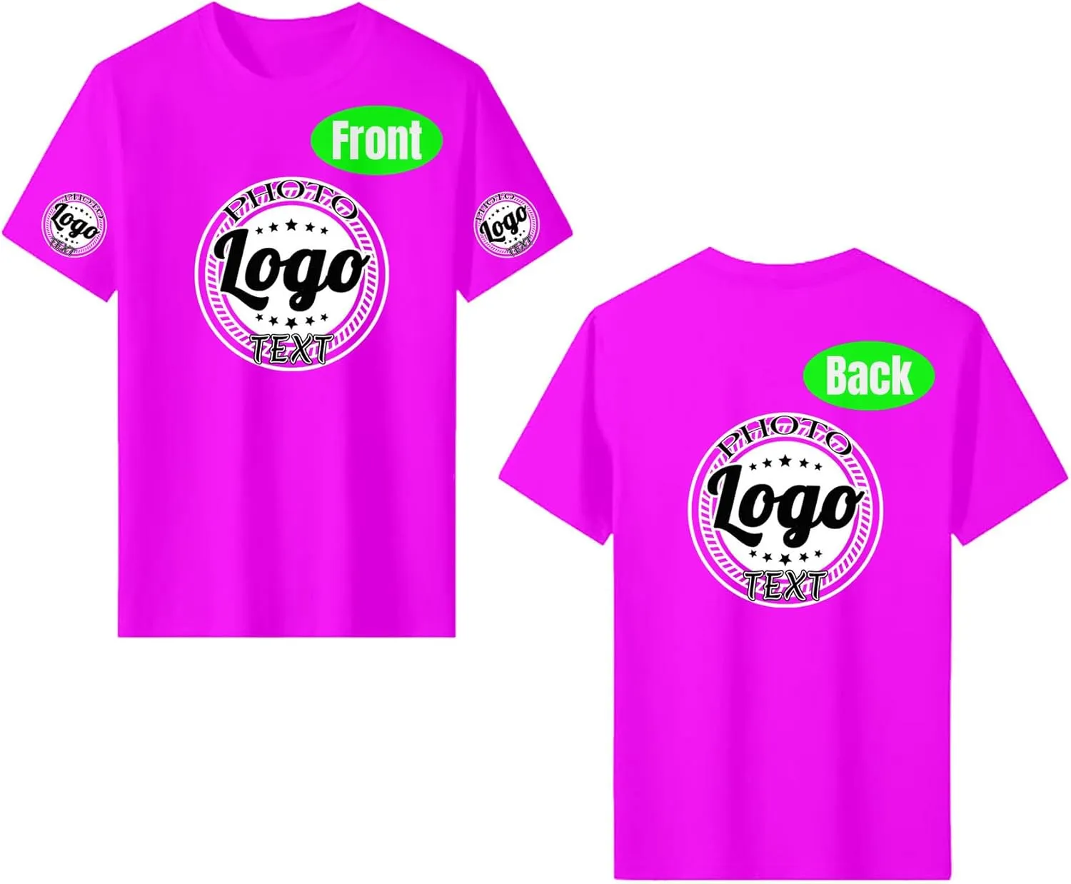 Custom T Shirts with Your Text Logo Photo Personalized T Shirts Custom Shirt Design Your Own Custom Tee Shirt