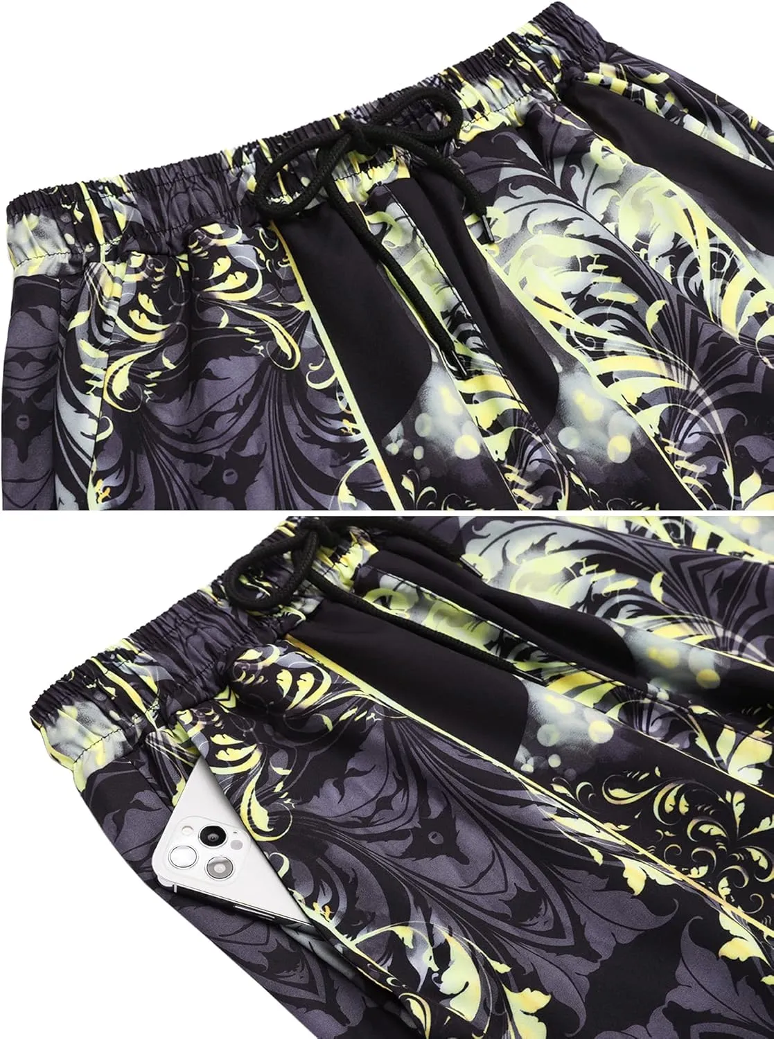 Daupanzees Men's Luxury Casual Button Down Short Sleeve Hawaiian Shirt Suits