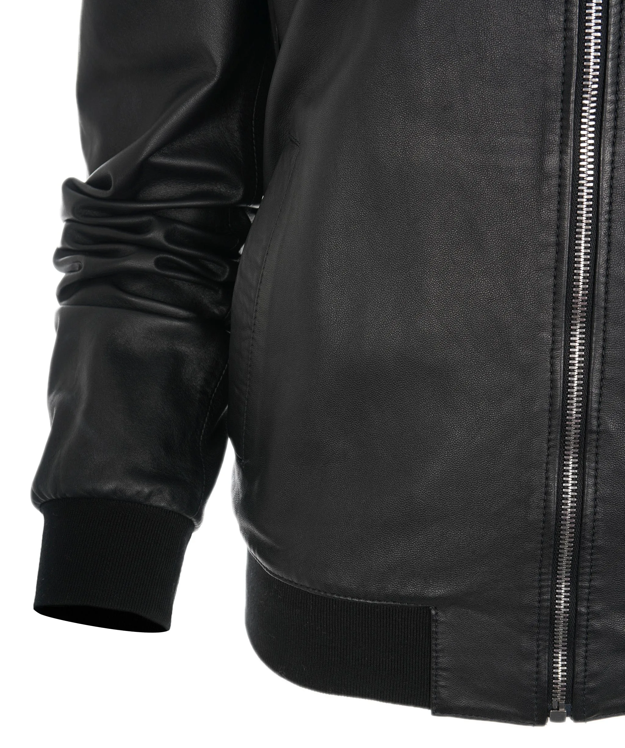 Gucci Leather bomber jacket  ALL0684