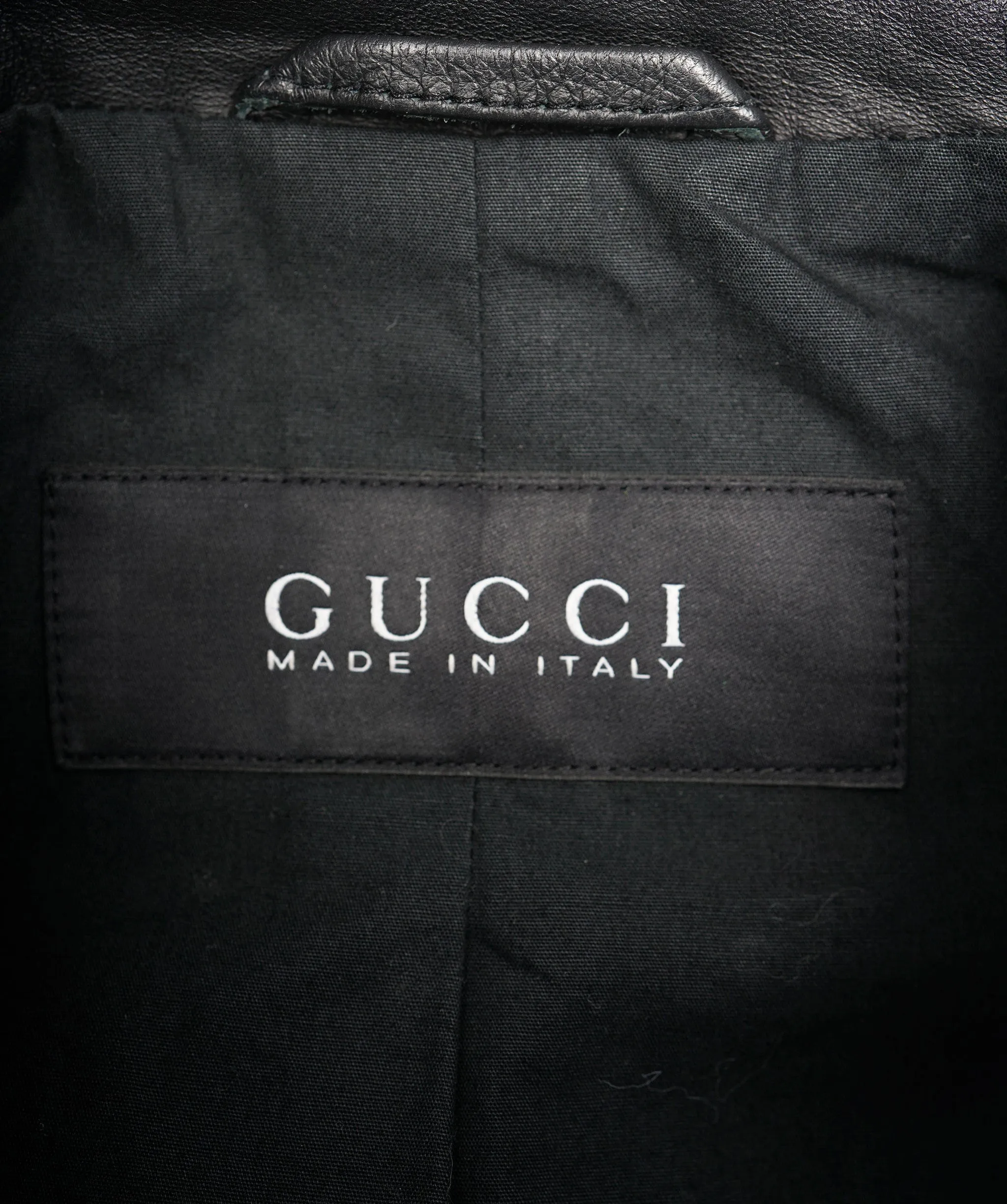 Gucci Leather bomber jacket  ALL0684
