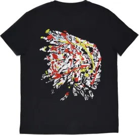 HEADS OR TAILS Mens Graphic T-Shirts w/Rhinestones, Skull Printed Bling Stone Studded, Slim Fit Knit Cool T Shirts for Men