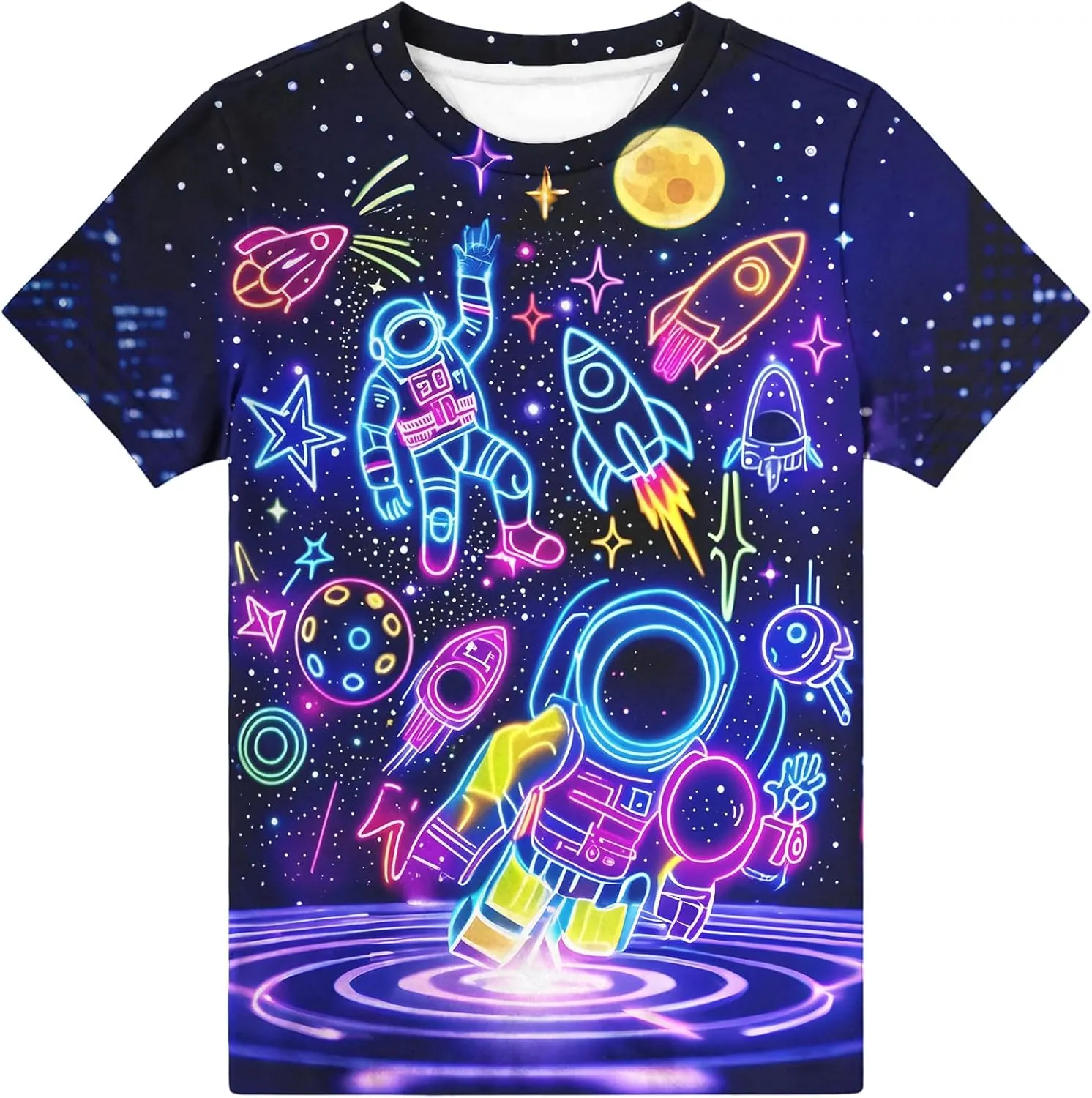Hgvoetty Boys Girls Shirts Graphic T-Shirts Kids 3D T-Shirts Youth Novelty Casual Short Sleeve Tops Tees for 6-16 Years