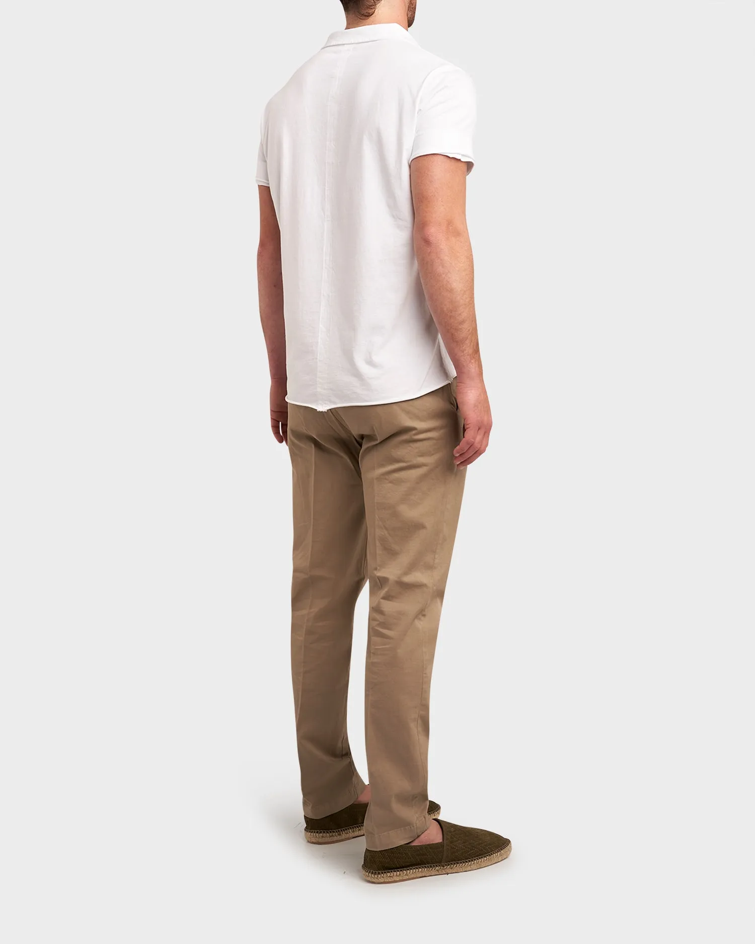 Khaki New Barcelona Cotton Stretch Chinos
