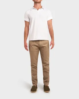 Khaki New Barcelona Cotton Stretch Chinos