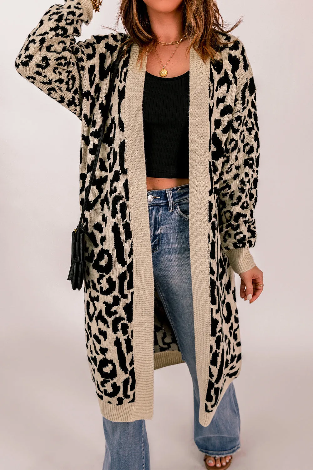 Leo Leopard Cardigan