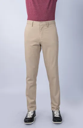 Linen Stretch Chino - Khaki
