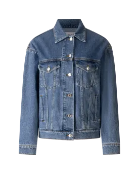 Logo Print Denim Jacket