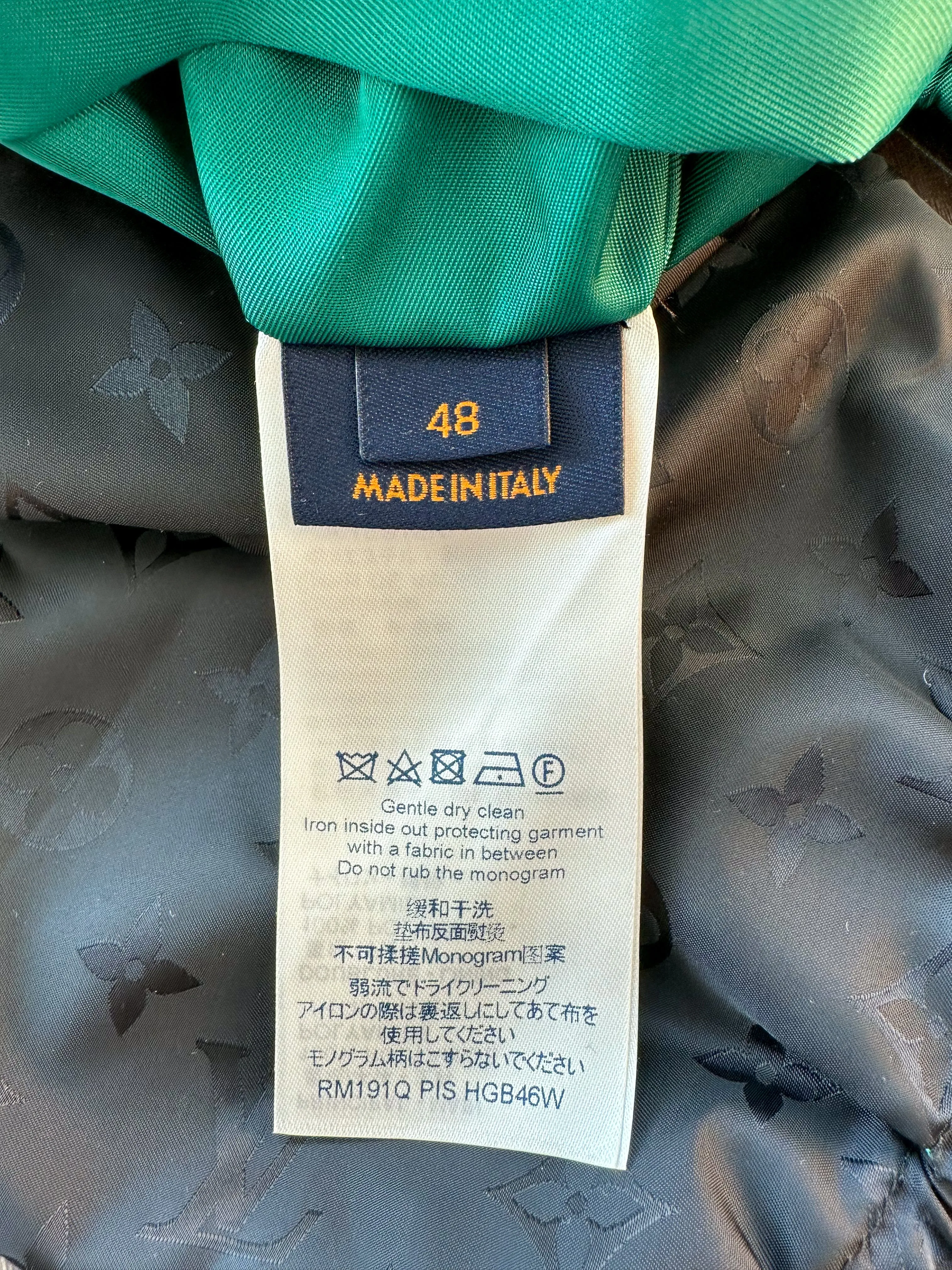 Louis Vuitton Black Monogram Reversible Windbreaker