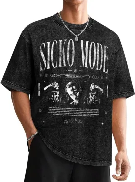 Men Round Neck Short-Sleeve Funny T-Shirts