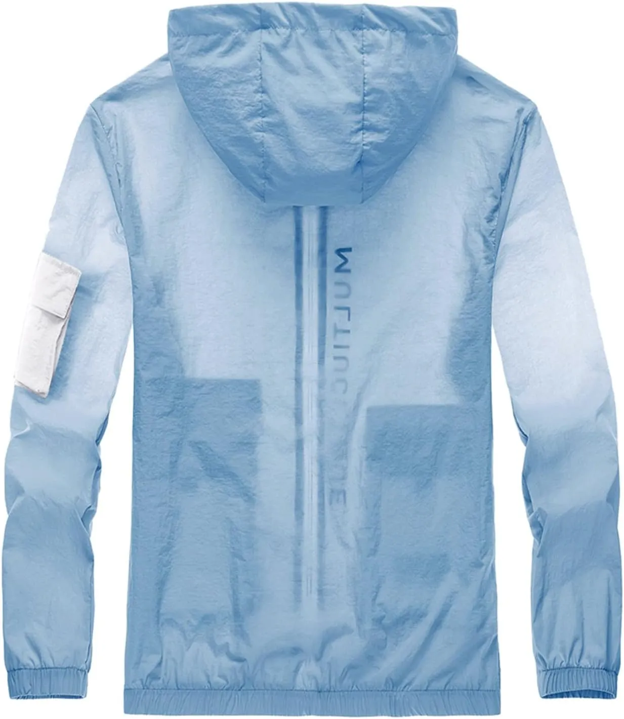 Mens Windproof Jacket Waterproof Lightweight Mountain Sport Jacket Relaxed Fit Hooded Windbreaker Raincoat