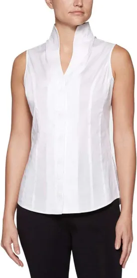 MISOOK Women Sleeveless Blouse - Pull on, Unlined Woven Tank Machine or Hand Wash Washable for Ladies & Girls