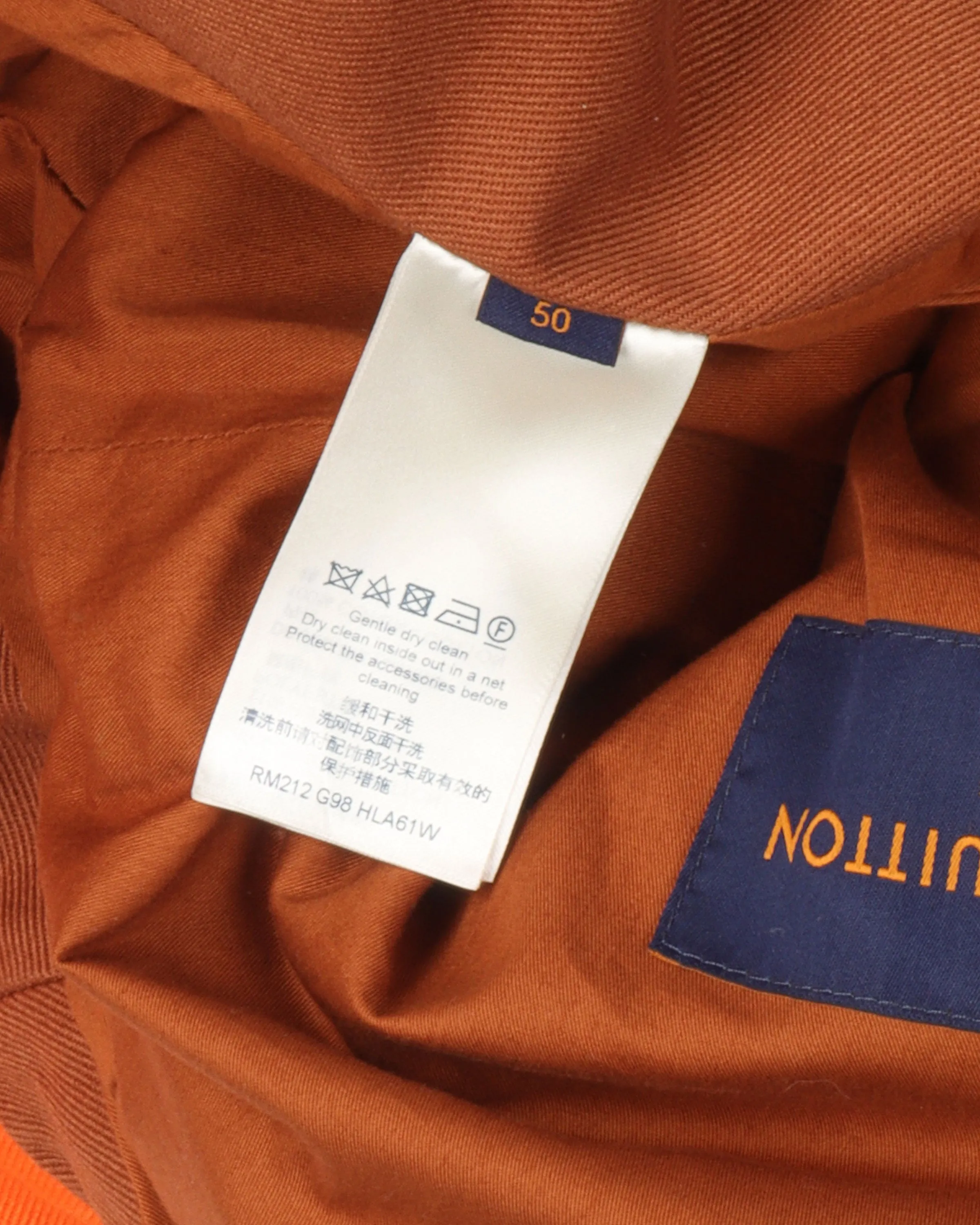 Monogram Hooded Denim Carpenter Jacket