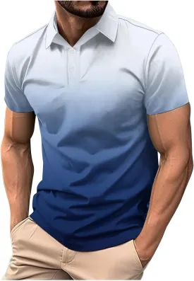 Muscularfit Mens Henley Shirts Short Sleeve Quarter Zipper Polo Shirt Summer Casual Loose Athletic Gym Workout Tee Tops 2024