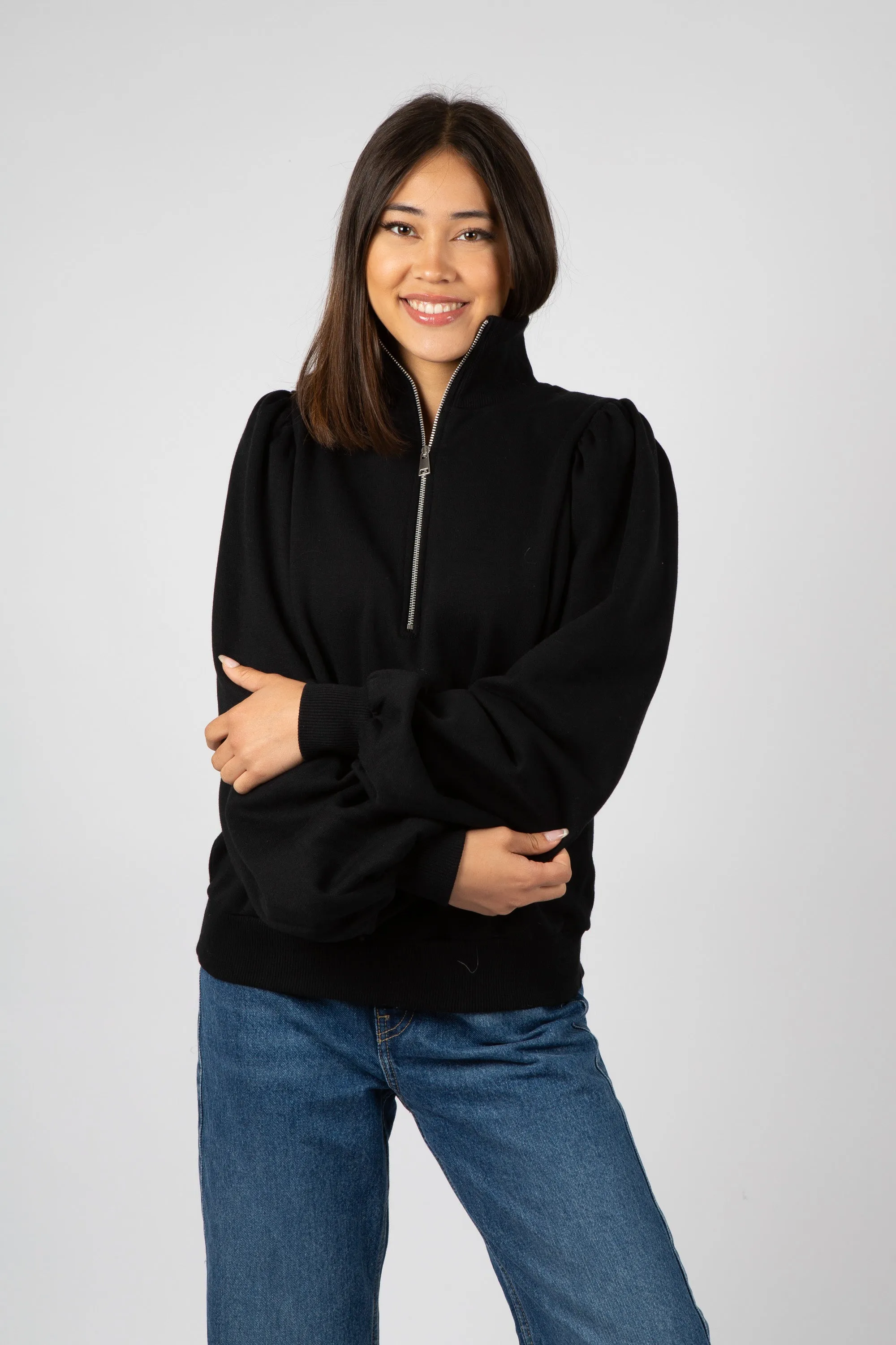 NankitaGZ Zipper Sweatshirt - Black