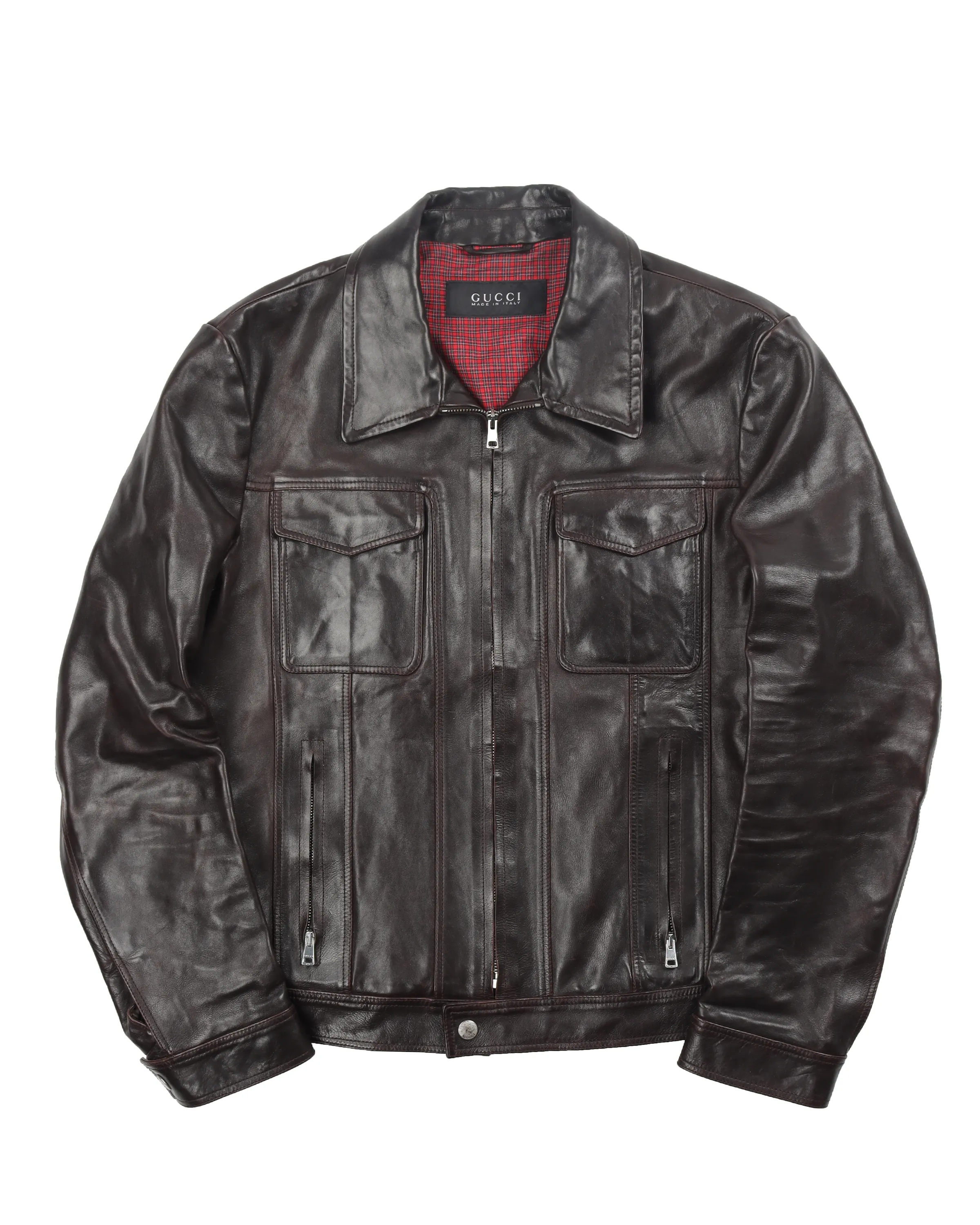 Police Officer Leather Jacket