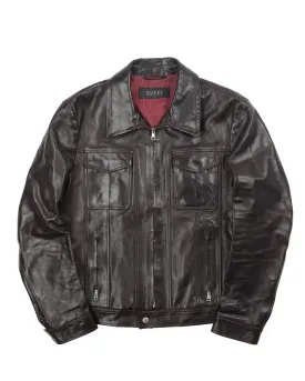 Police Officer Leather Jacket