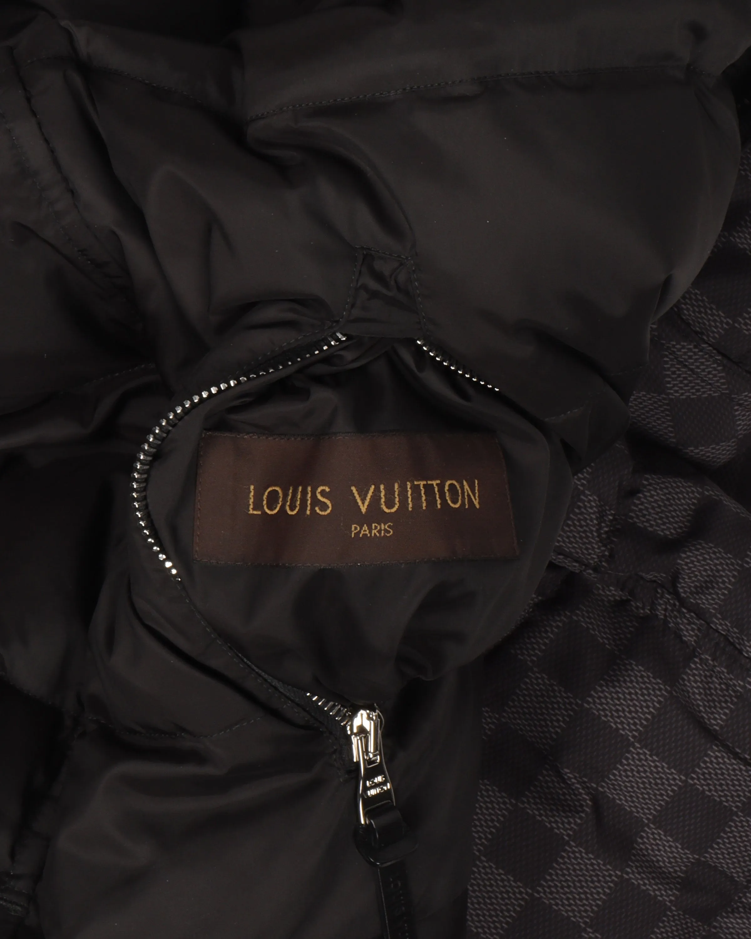 Reversible Damier Down Jacket