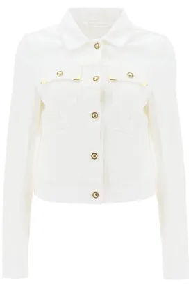 short denim jacket PWYE037R24DEN001 OFF WHITE OFF WHITE