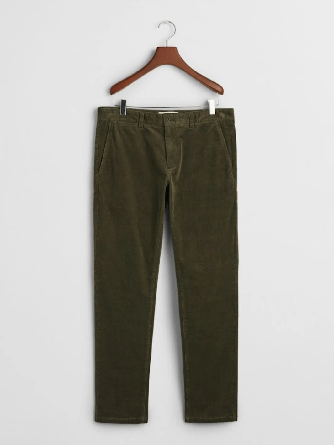 SLIM FIT CORDUROY CHINOS Grønn