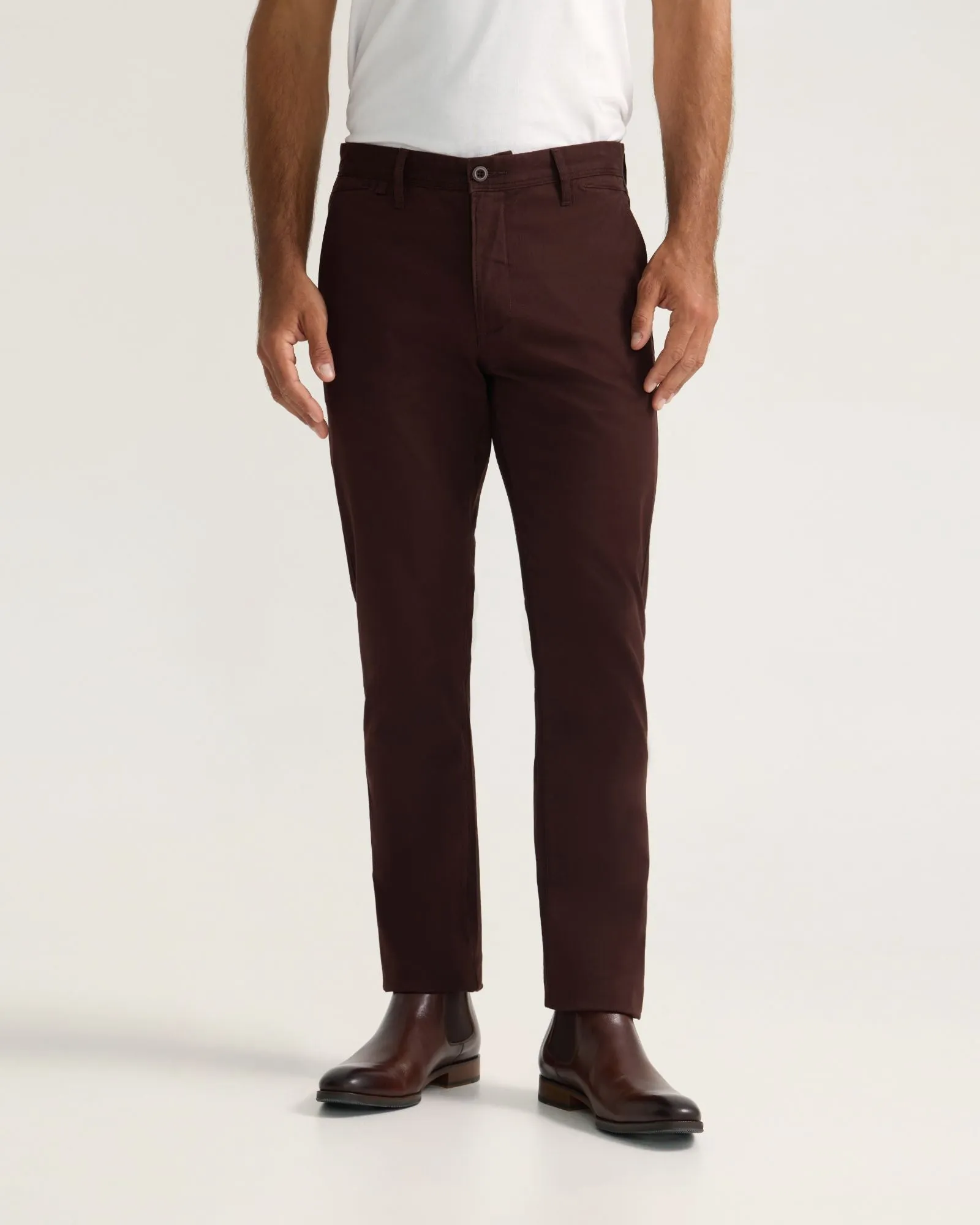 Slim Leg Stretch Cotton Chino