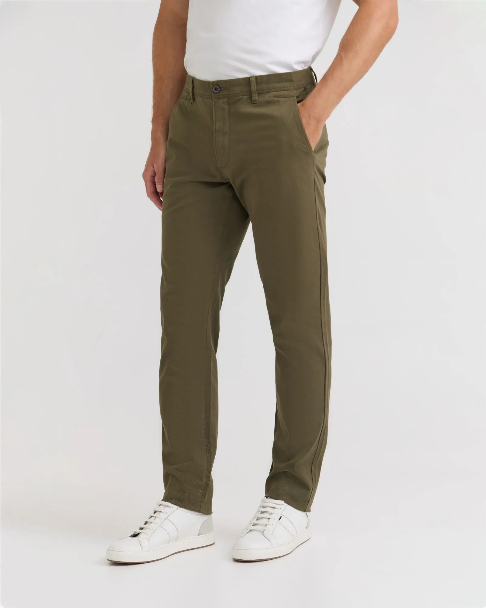 Slim Leg Stretch Cotton Chino