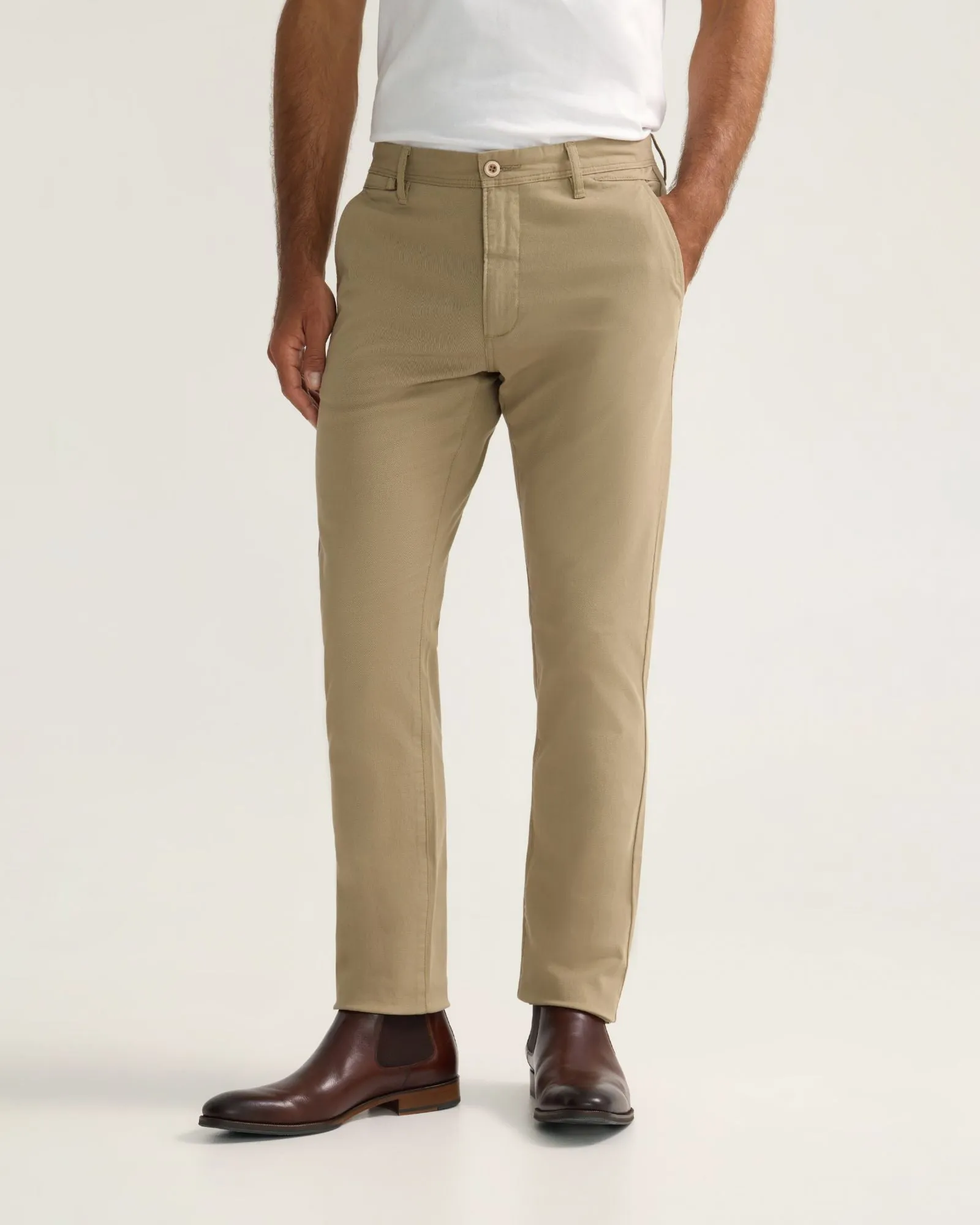 Slim Leg Stretch Cotton Chino