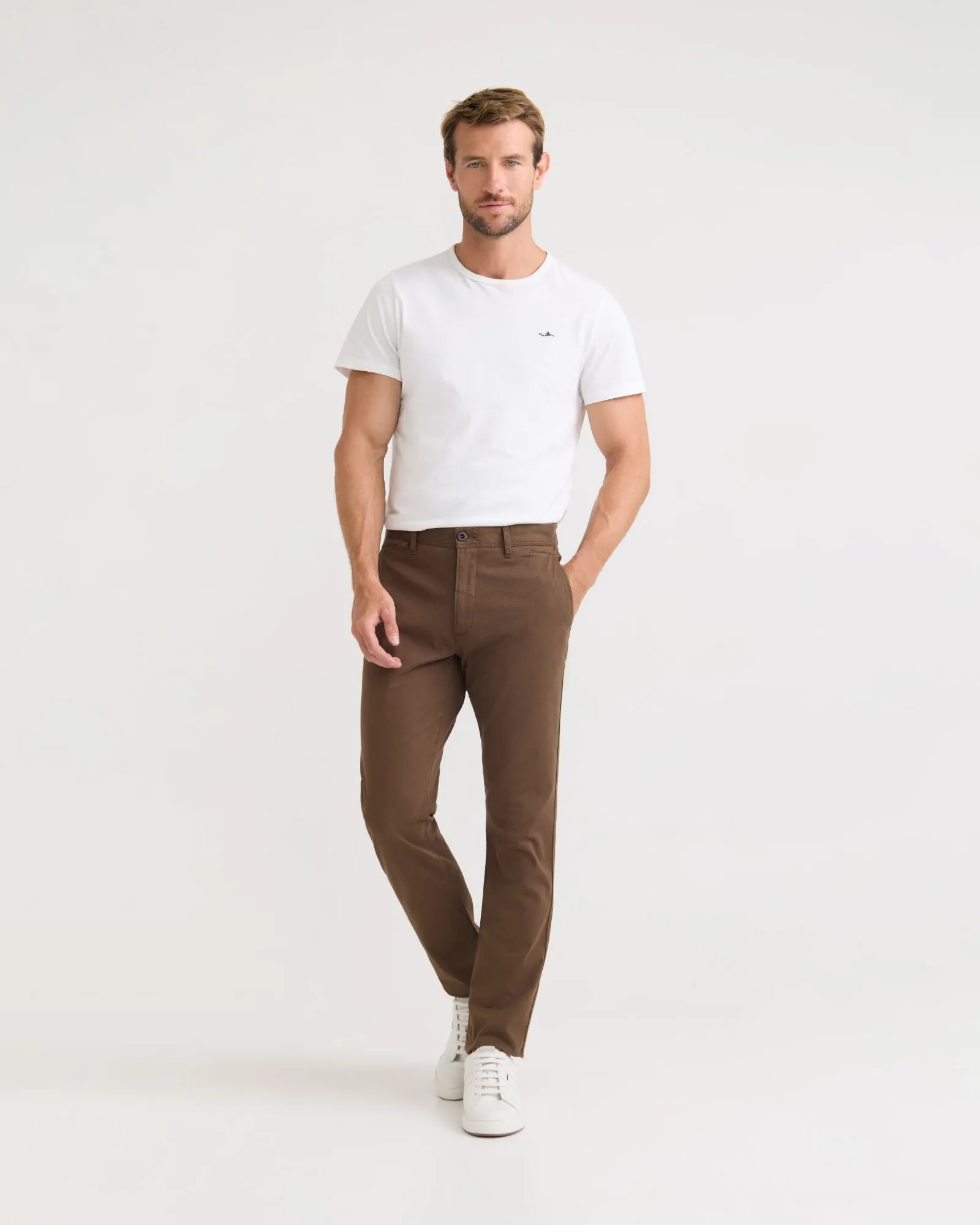 Slim Leg Stretch Cotton Chino
