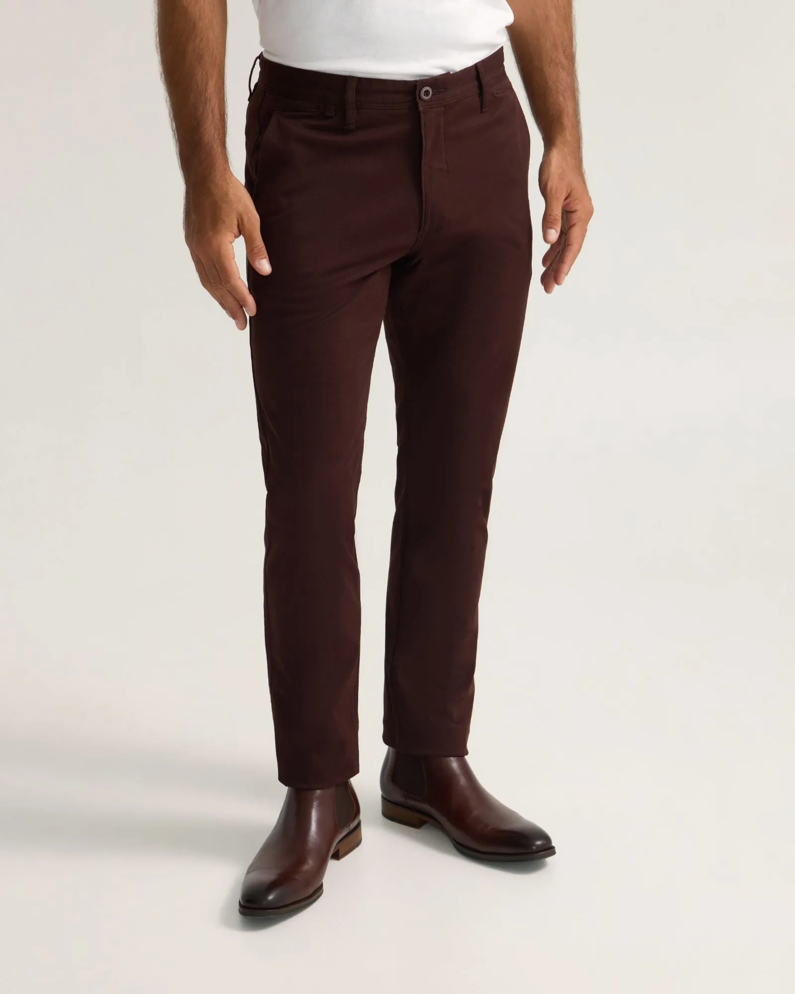 Slim Leg Stretch Cotton Chino