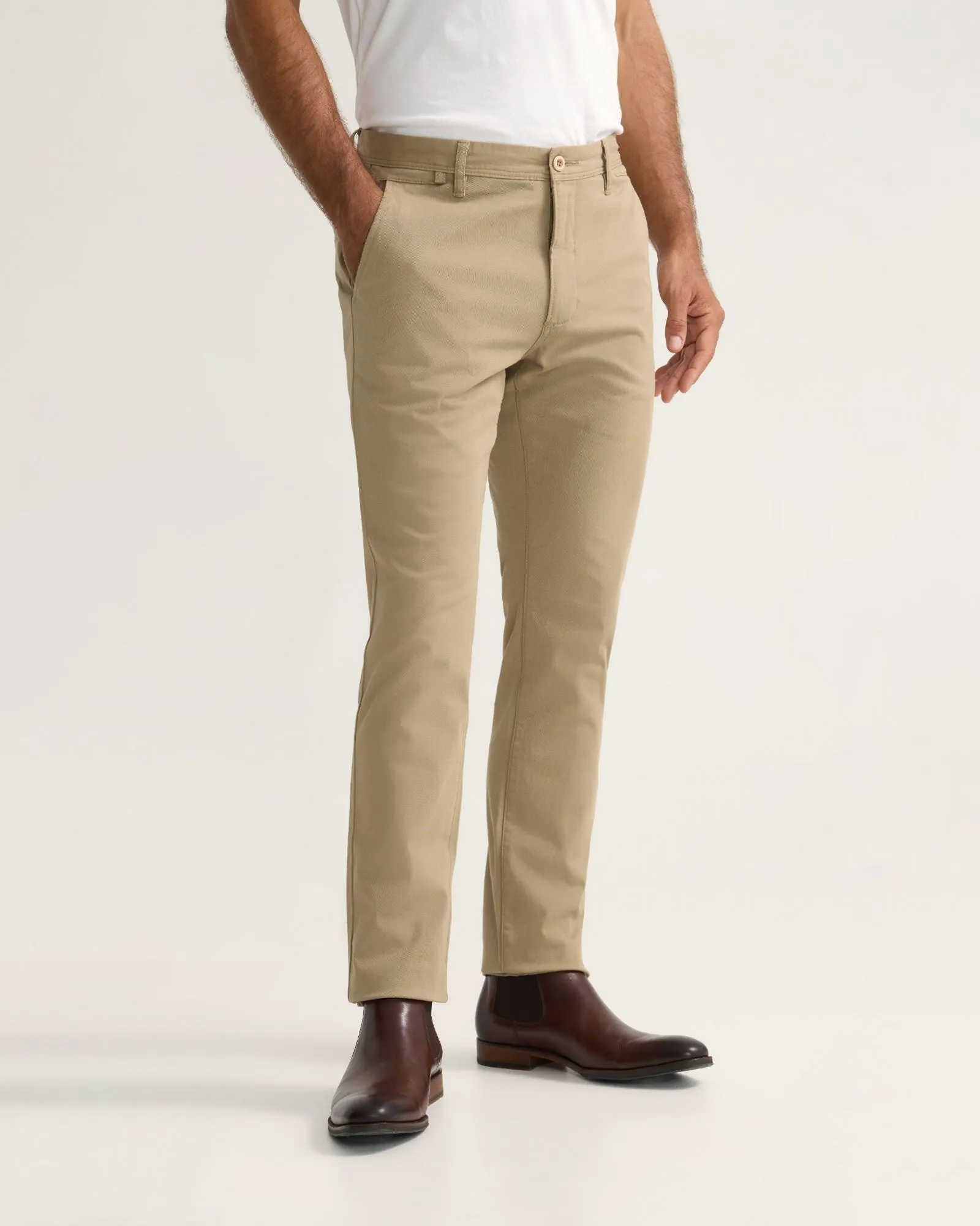 Slim Leg Stretch Cotton Chino
