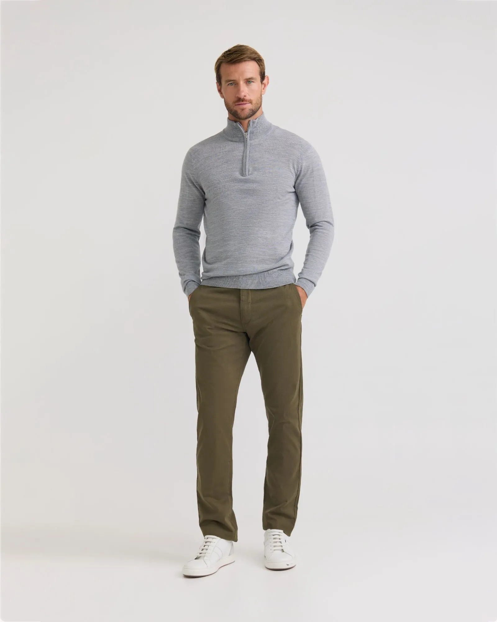 Slim Leg Stretch Cotton Chino