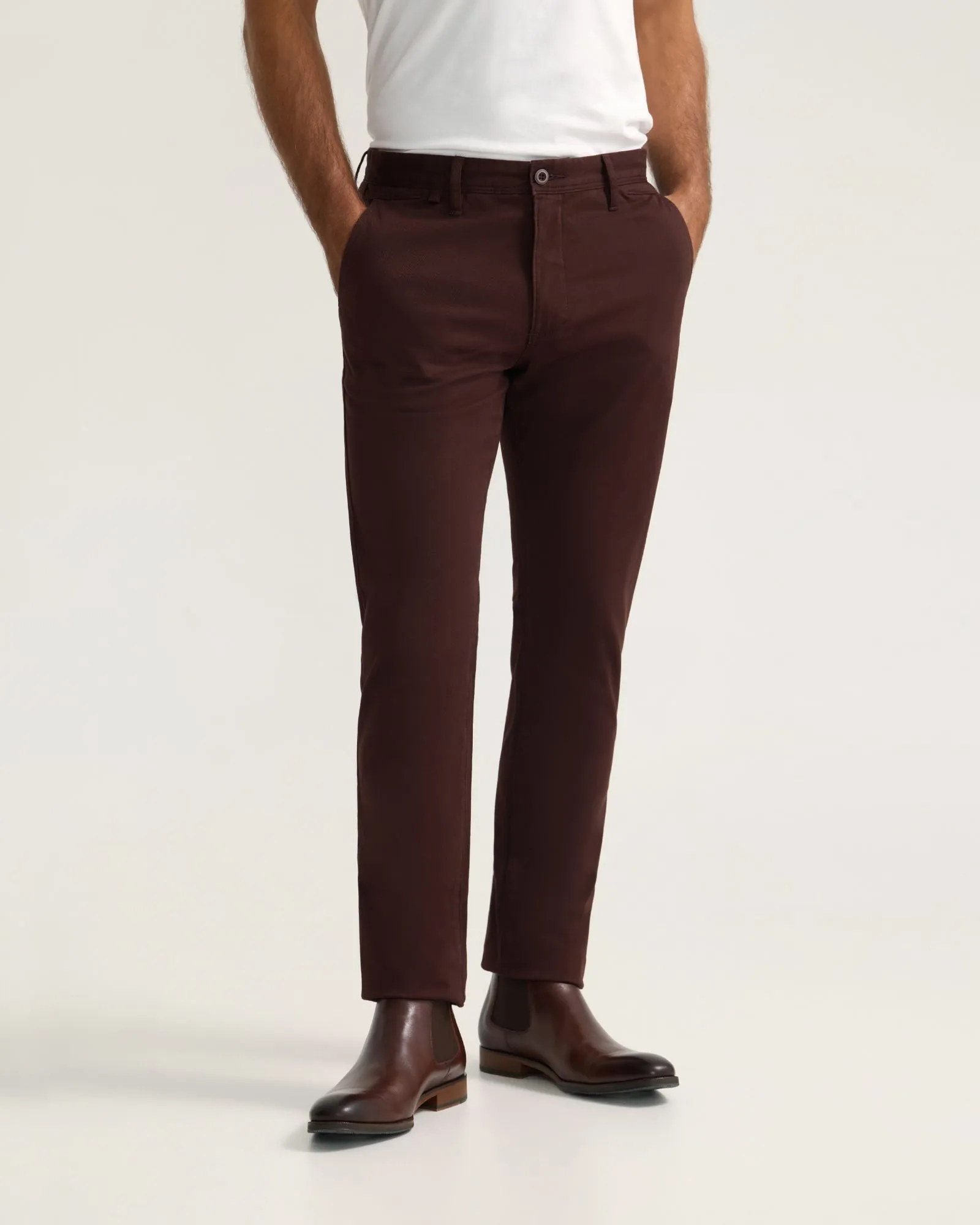 Slim Leg Stretch Cotton Chino