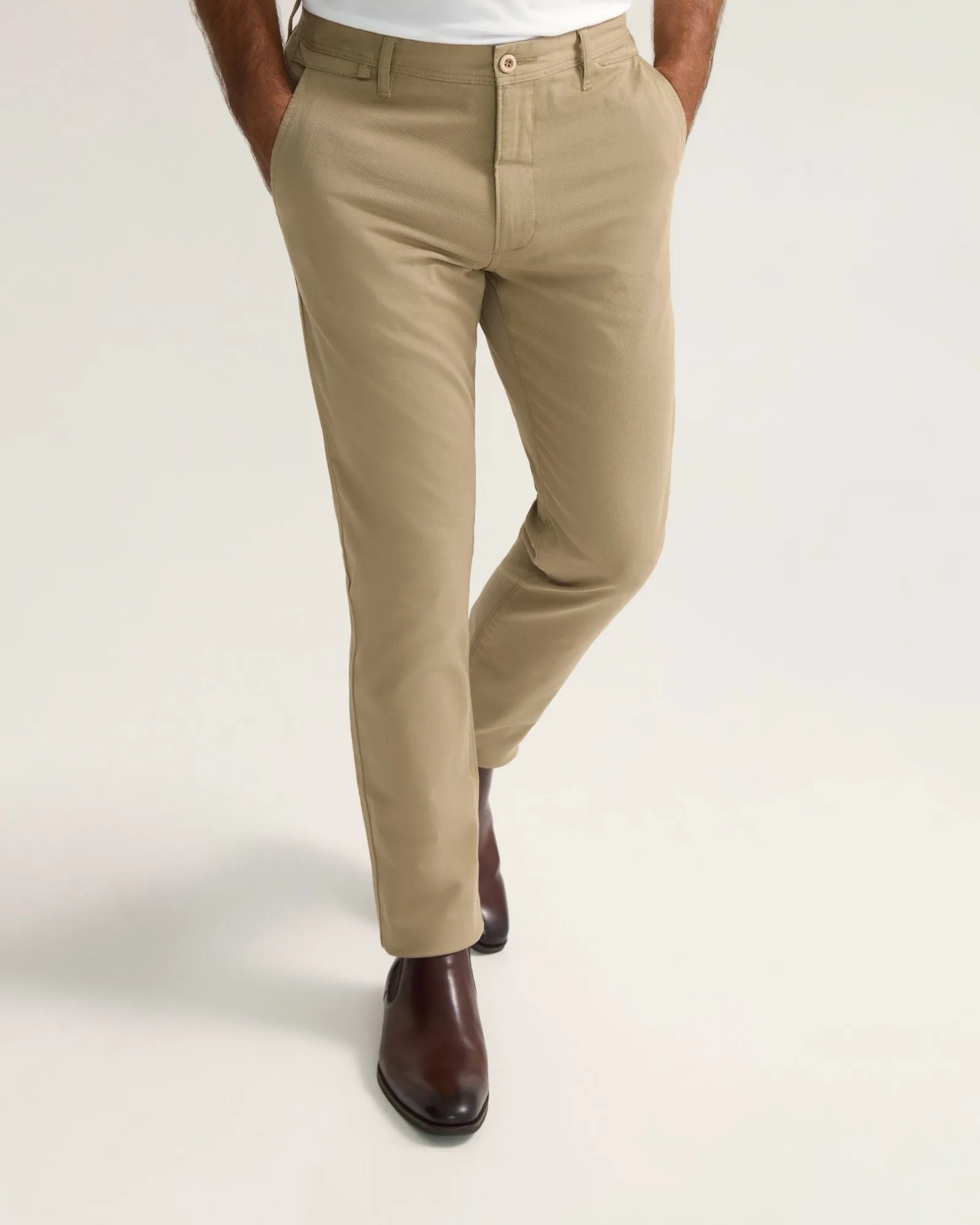 Slim Leg Stretch Cotton Chino